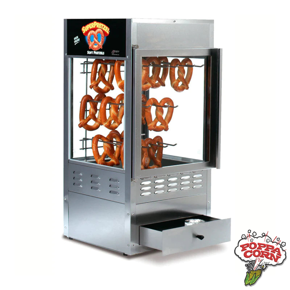 Sterno Pretzel Merchandiser - GM6501 - Poppa Corn Corp