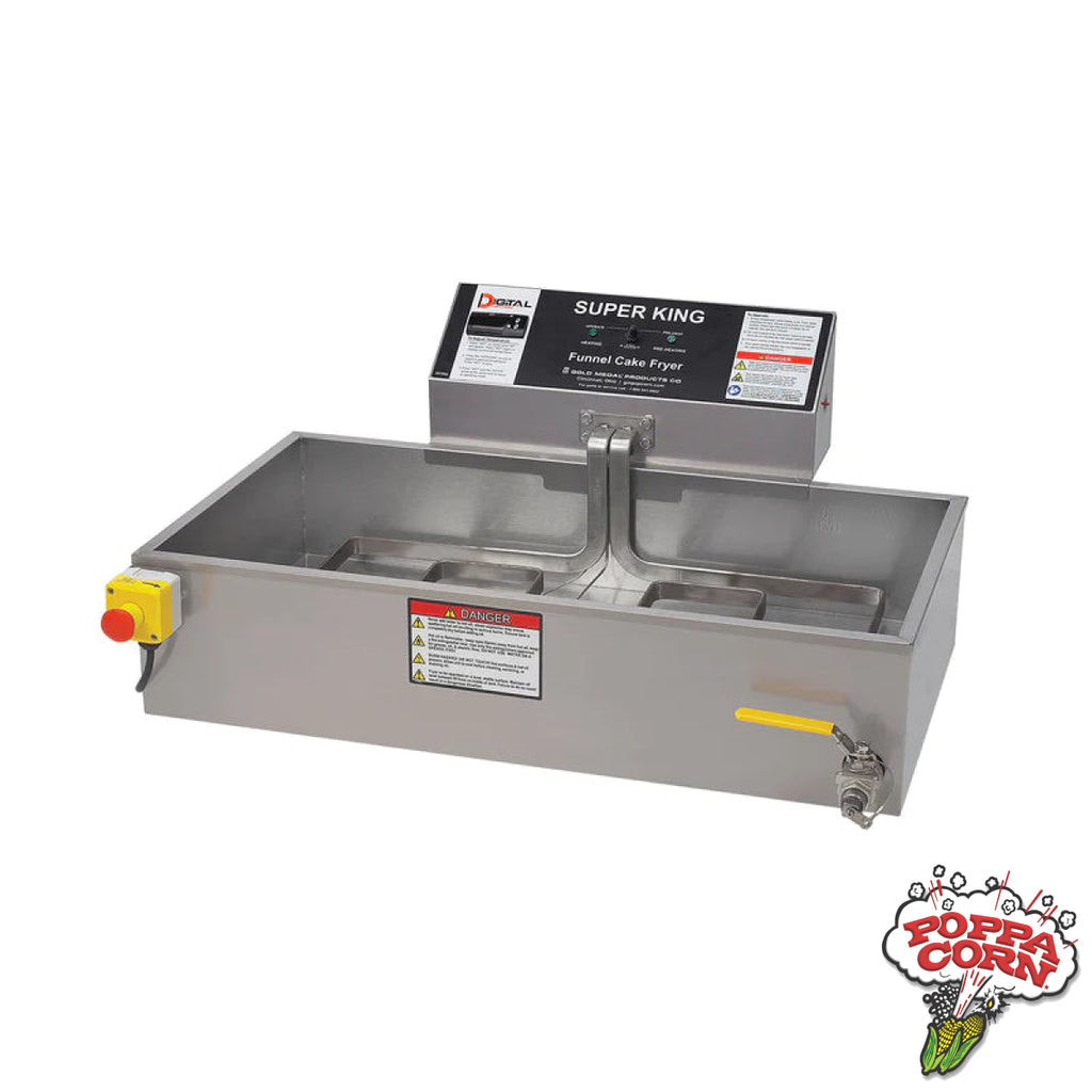 Super King Ultimate Funnel Cake Fryer - GM8088E - Poppa Corn Corp