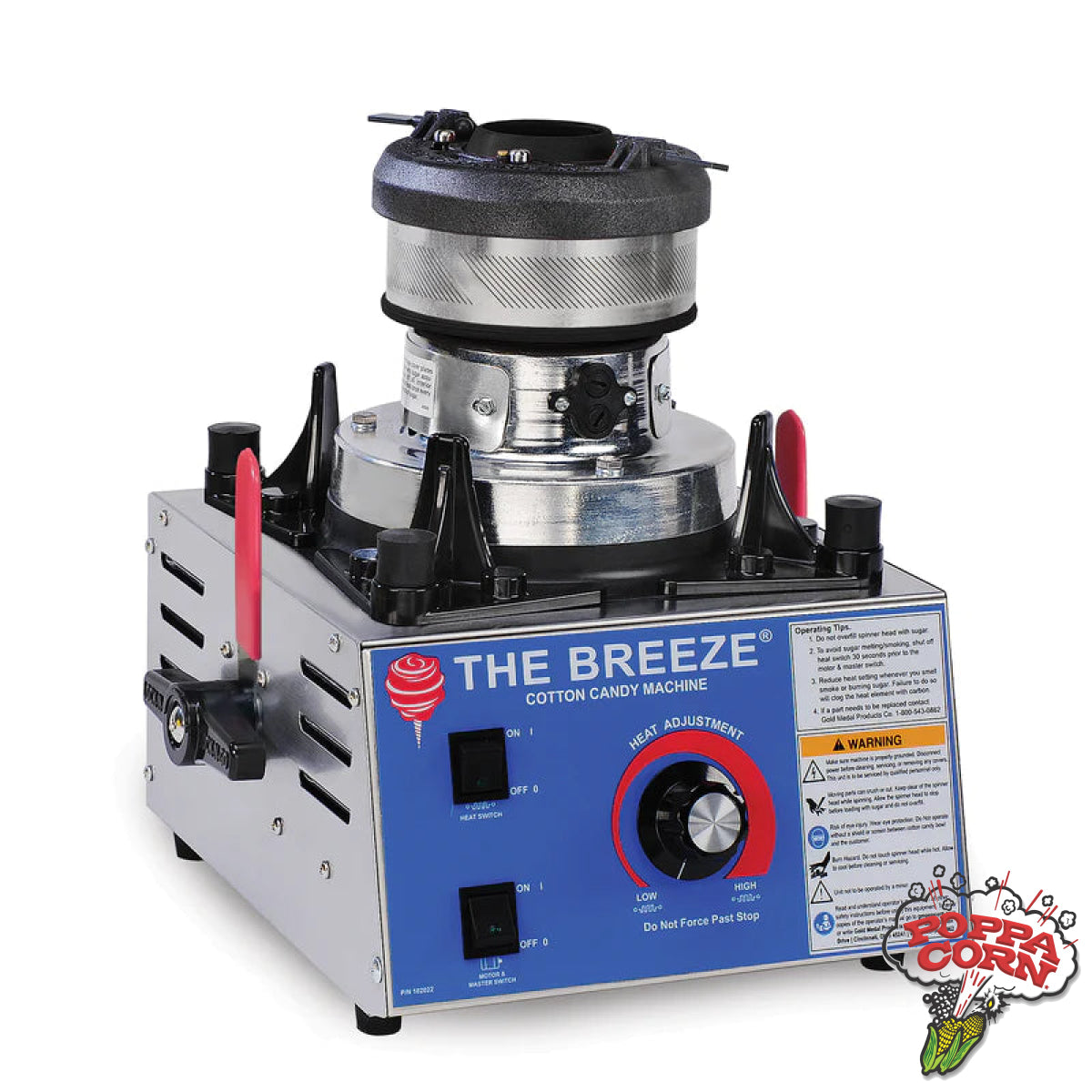 The Breeze® EZ Kleen Head Cotton Candy Machine - GM3030-00-001 - Poppa Corn Corp