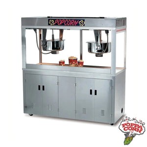 Twin Medallion 52-oz. Popcorn Machine with LED - GM2973-00-111 - Poppa Corn Corp