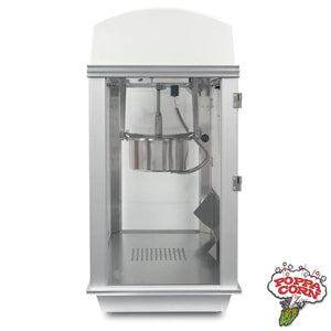 Whiz Bang Popcorn Machine - White Dome with Lighted Sign - GM2003 - Poppa Corn Corp