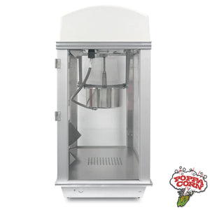 Whiz Bang Popcorn Machine - White Dome with Lighted Sign - GM2003 - Poppa Corn Corp
