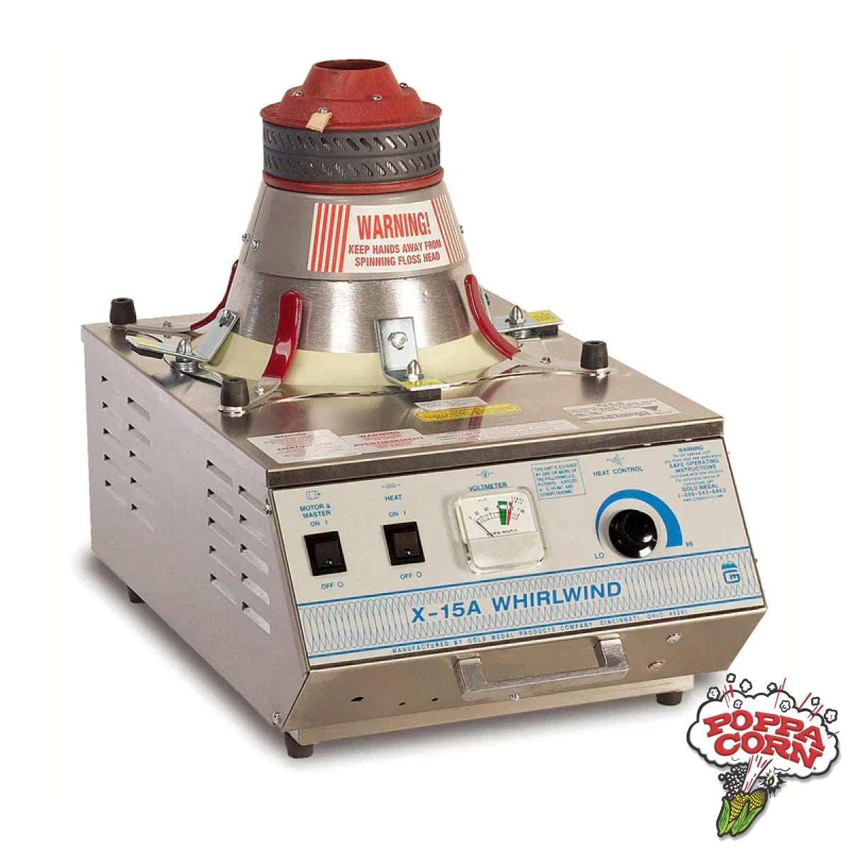 X-15A Stainless Steel Whirlwind® Cotton Candy Machine - Gm3015Peu Demo Equipment