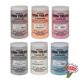 #10142 - Raspberry Flavor Only - Candy Glaze Corn Treat Mix - No Color - 565g Jar - Poppa Corn Corp