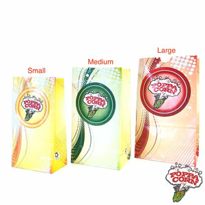 BAG170 - X-Large 170oz Poppa Corn Laminated Butter Bag - Purple - 500/Case - Poppa Corn Corp