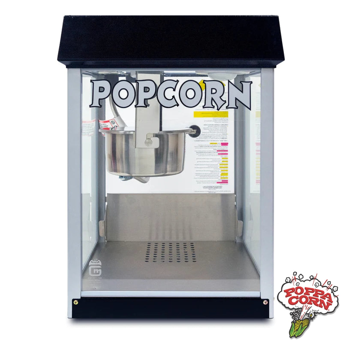Black Fun Pop 4-oz. Popcorn Machine - GM2404MD - Poppa Corn Corp