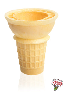 Bodeans Ice Cream Dispenser Cone #10 - 896/Case - CON4310 - Poppa Corn Corp