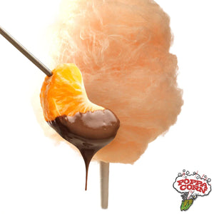 Chocolat Orange Cotton Candy Flossugar - 25LB CASE - GM3517 - Poppa Corn Corp