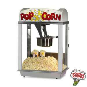 Citation 16-oz. Popcorn Machine - Stainless Steel with Lighted Dome -GM2001ST - Poppa Corn Corp
