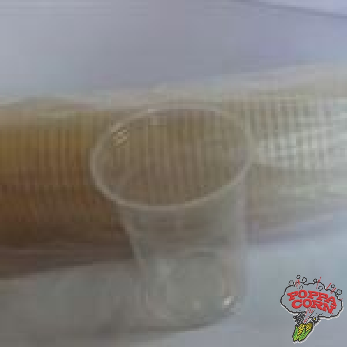 CUP016 - Clear Plastic Drink Cups - 16oz - 50/Sleeve - Poppa Corn Corp