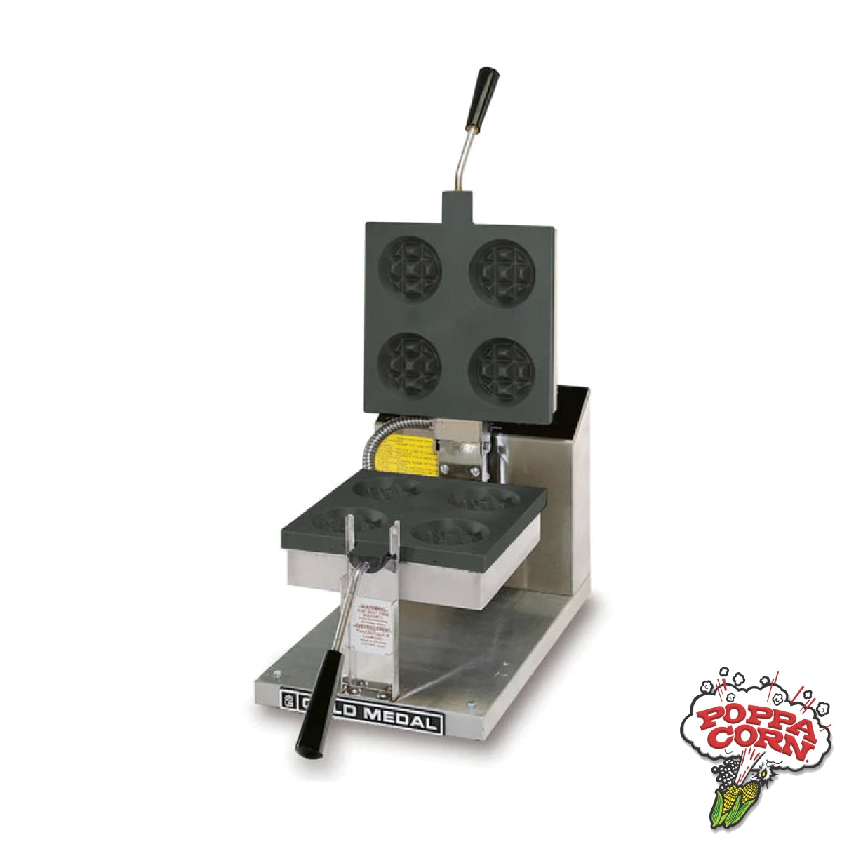 Four-Round Non-Stick Belgian Waffle Baker - GM5025ET - Poppa Corn Corp