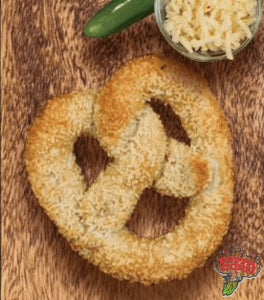 FRO006 - Jalapeno 'N' Cheese Pretzels - 24 x 6oz/Case - Poppa Corn Corp