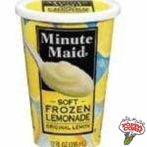 FRO040 - Tasses congelées au citron Minute Maid - 12 x 12 oz / caisse - Poppa Corn Corp