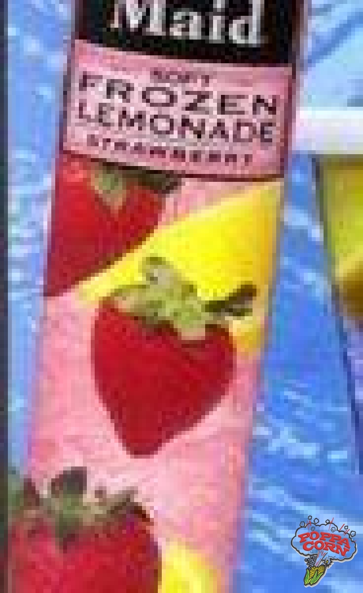 FRO049 - Minute Maid Strawberry Frozen Tubes - 24 x 4oz/Case - Poppa Corn Corp