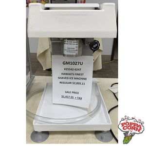 GM1027U - LA MEILLEURE MACHINE À GLACE RASÉE DE DEMO HAWAII - Poppa Corn Corp