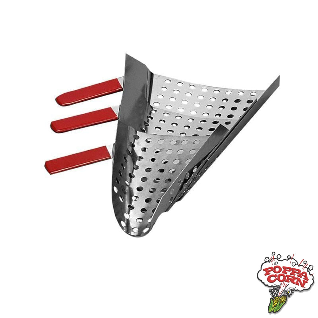 GM2106 - Left Hand Perforated Jet Scoop - Large - Poppa Corn Corp