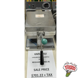 GM5025U - DEMO Four-Round Belgian Waffle Baker - Poppa Corn Corp