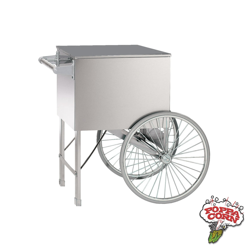 GOLD MEDAL Popcorn Cart for 6-oz & 8-oz Poppers STAINLESS STEEL GM2148ST - Poppa Corn Corp
