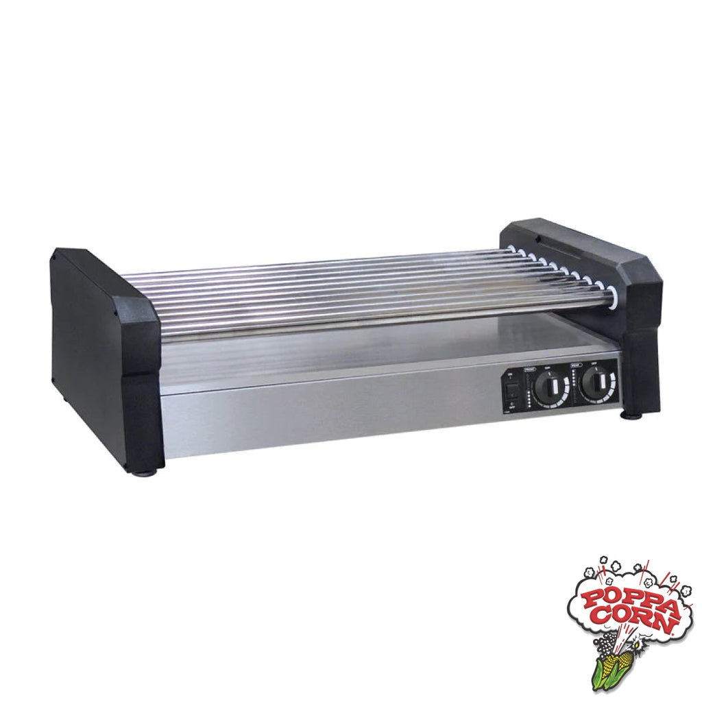 Hot Diggity Pro X Roller Grill - Stainless Steel Rollers - GM8552-00-000 - Poppa Corn Corp