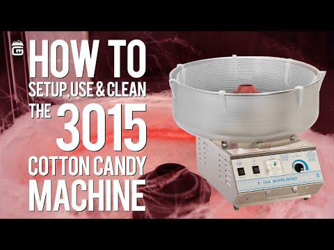 X-15A Stainless Steel Whirlwind® Cotton Candy Machine - GM3015A