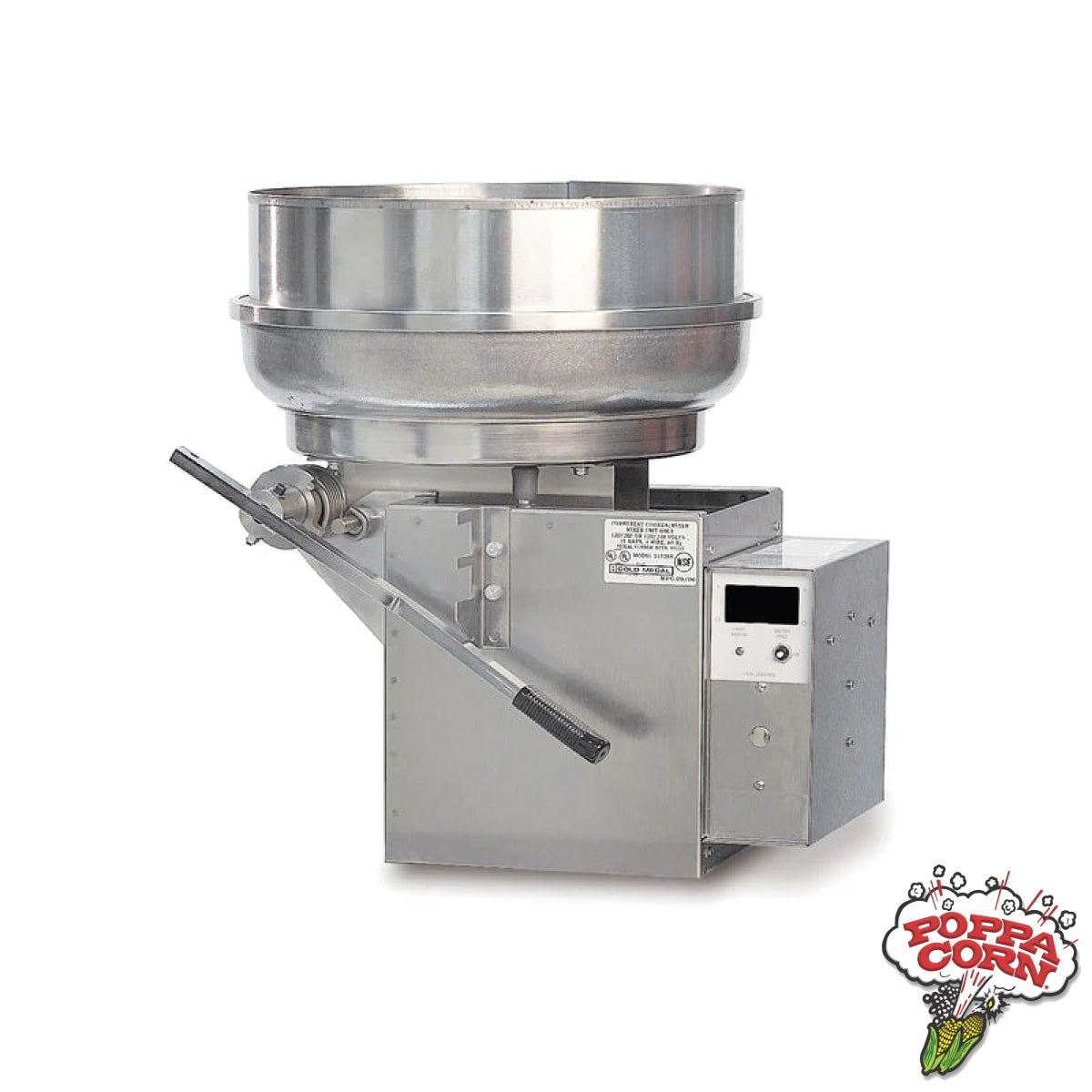 Pralinator Frosted Nut Machine (RH Dump) - GM2181ER - Poppa Corn Corp