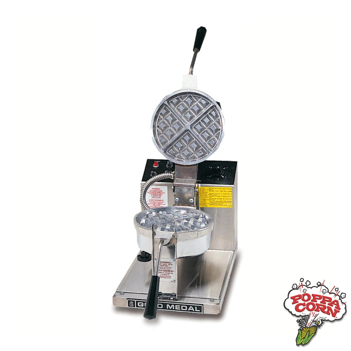 Removable Grid Round Belgian Waffle Baker with Electronic Control - GM5042E - Poppa Corn Corp