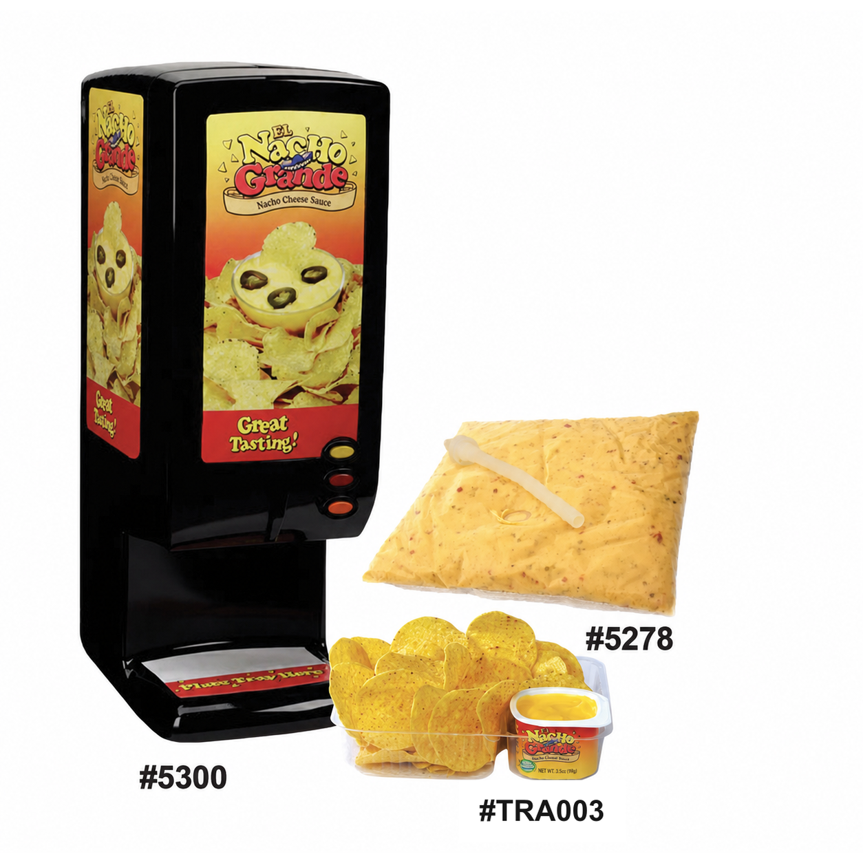 Gold Medal Single Nacho Cheese Dispenser Package